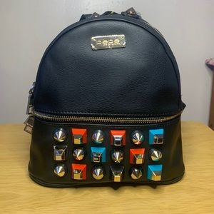NEW Bebe black with multi color stone